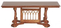 Puppenhaus Trestertisch Jacobean Jbm Miniatur Walnuss EsszimmermöBel