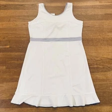NWT Pogues white sleeveless mini sheath dress size medium M b44