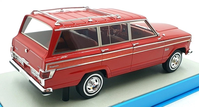 Jeep Grand Wagoneer 1979 LS Collectibles escala 1/18 resina LS037H - rojo Foto 2 de 4