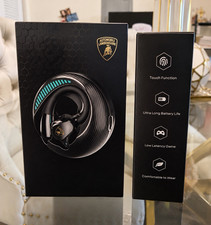 Automobili Lamborghini TWS-LAM TWS Bluetooth In-Ear Earbuds Touch Mic Black/Blue