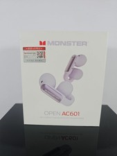 Monster Wireless Earbuds Open AC601, Comfort Clip-On Bluetooth Earbuds, Purple