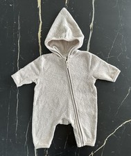 Hessnatur Fleece Overall aus reiner Bio-Baumwolle Gr. 50/56 Top Zustand