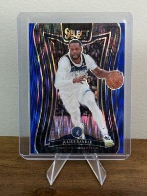 2024-25 Panini Select - Mezzanine Julius Randle #363 Blue Flash Prizm /99