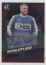 2022 Panini Donruss NASCAR Signature Series Red 9/25 Austin Hill #SS-AH Auto k4a