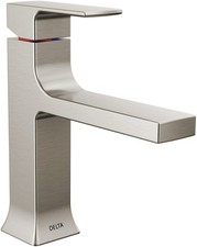 Delta 537-MPU-DST Velum 1.2 GPM 1 Hole Bathroom Faucet - Brilliance Stainless