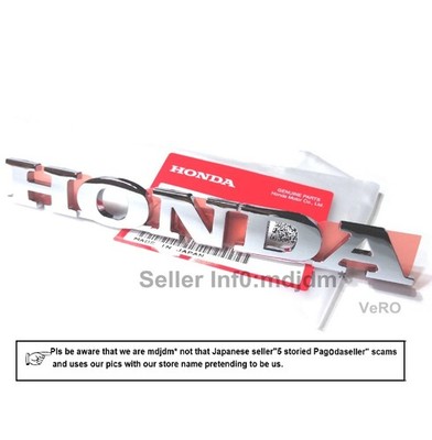 New Genuine HONDA Rear Chrome 