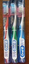Oral-B Toothbrushes - ES/S - Lot of 3 NIB Tough On Plaque Gentle On Gums