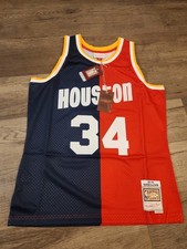 Mitchell & Ness Hakeem Olajuwon Houston Rockets 1993-94 Split Swingman Jersey L