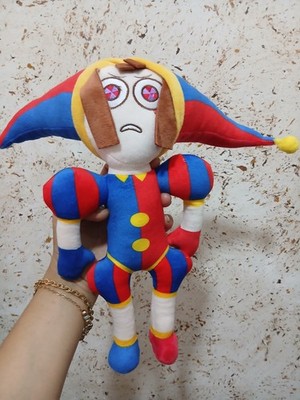 Amazing Digital Circus Pomni Plush Toy Jester Stuffed Doll Cartoon Character Use