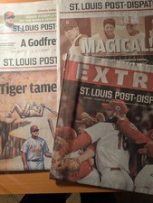 St. Louis Cardinals - 2006 World Series -  Vintage  Post Dispatch  Newspapers