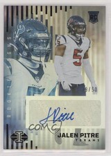 2022 Panini Illusions Rookie Signs Black 39/50 Jalen Pitre #RS-JP Auto 0ve9