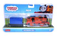 Thomas  Friends Nia motorized train engine locomotive Fisher Price New, Pkg Dmg
