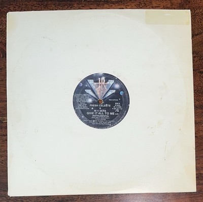 Fresh Celeste & M-4 SERS Give It All To Me 1988 Vinyl Joey Boy Records JR 6012
