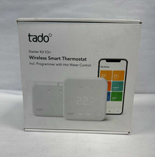 tado Starter Kit - Wireless Smart Thermostat V3+ Incl. Programmer White