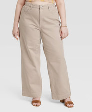 Universal Thread Women's High Waisted Wide Leg High-Rise Jeans SZ 4L 446-19