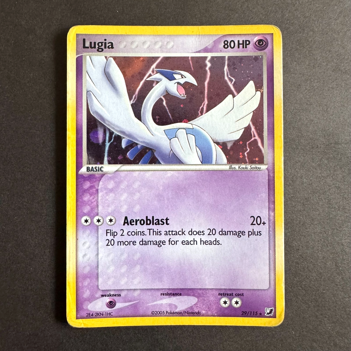 Lugia 29/115 - EX Unseen Forces - ENG - Cosmos Holo - Vintage
