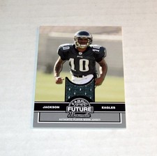 2008 Bowman Fabric of the Future Rookie Jersey DeSean Jackson RC  Eagles (Green)