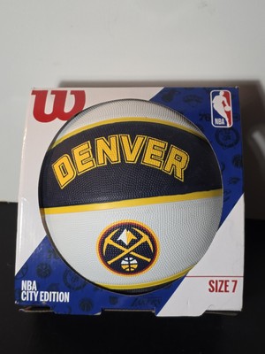 New Official Unsigned NBA Denver Nuggets Wilson Basketball BALL City Edition ALL