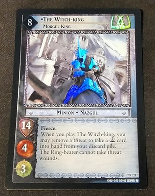 The Witch-king, Morgul King - 7R221 - FOIL NM/MINT - LotR TCG CCG