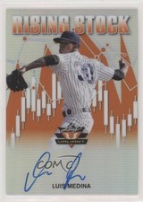 2020 Leaf Valiant Rising Stock Orange Prismatic 2/50 Luis Medina Auto 4z8