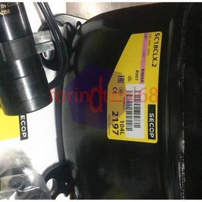 One New SECOP Compressor SC18CLX.2 220V-240V 50Hz R404a/R507 5/6HP