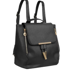 Womens PULeather Backpack Shoulder School Travel Bag Girls Fashion Handbag Black