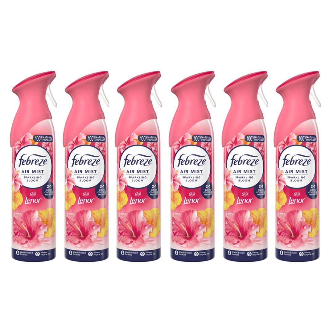 Febreze Air Mist Air Freshener Sparkling Bloom Scent 185ml - Pack of 3 - Image 3