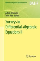 Surveys In Differential-Algebraic Equations Ii Achim Ilchmann