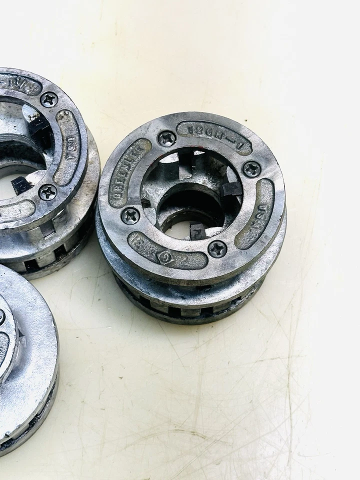 GREENLEE 12R 12GR 1/2''-2'' DIE SET FOR A GREENLEE 440 PORTABLE PIPE THREADER - Image 4 of 4