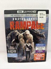Rampage (4K Ultra HD) Dwayne Johnson Blu-Ray - No digital
