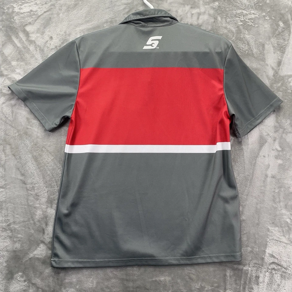 Camisa Herramientas Snap-on Hombres Grande Gris Rojo Manga Corta Trabajo Polo Logo Garaje Retro Foto 3 de 4