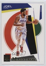 2020-21 Panini Court Kings Maestros Joel Embiid #27 0n64