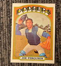 JOE FERGUSON 1972 TOPPS BASEBALL CARD High Number #616 - Near Mint