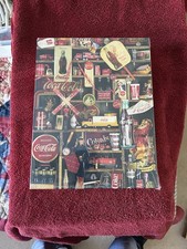 PUZZLE COCA COLA, 500 PIÈCES, SCELLÉ, 1986, 18 X 32 PO. STOCKÉ DEPUIS DES ANNÉES.