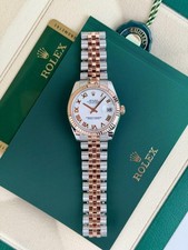 Rolex Datejust 31mm 2015 White Roman Fluted Jubilee 178271