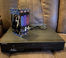 Samsung DVD-V9800 DVD/VHS Combo Player with HDMI & Optical Output VCR Works READ