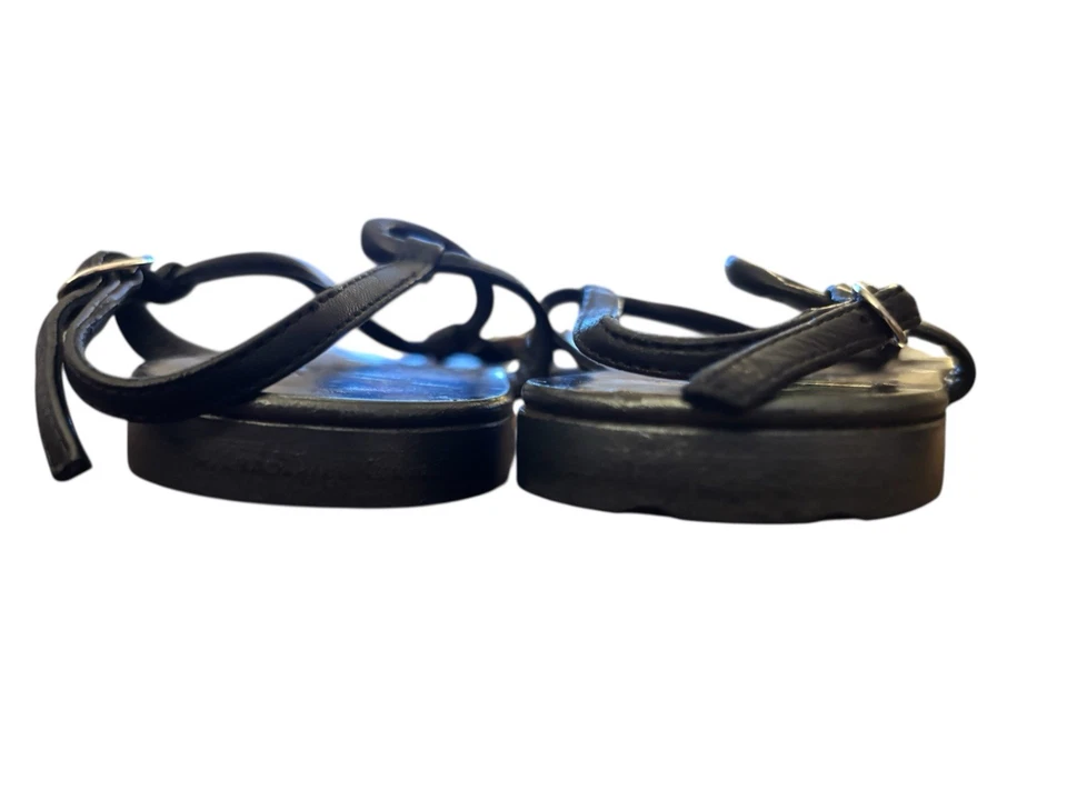 Giuseppe Zanotti Espina de Pescado Cuero Cristal Pez Esqueleto Sandalias Mujer 6.5 (37) Foto 4 de 4