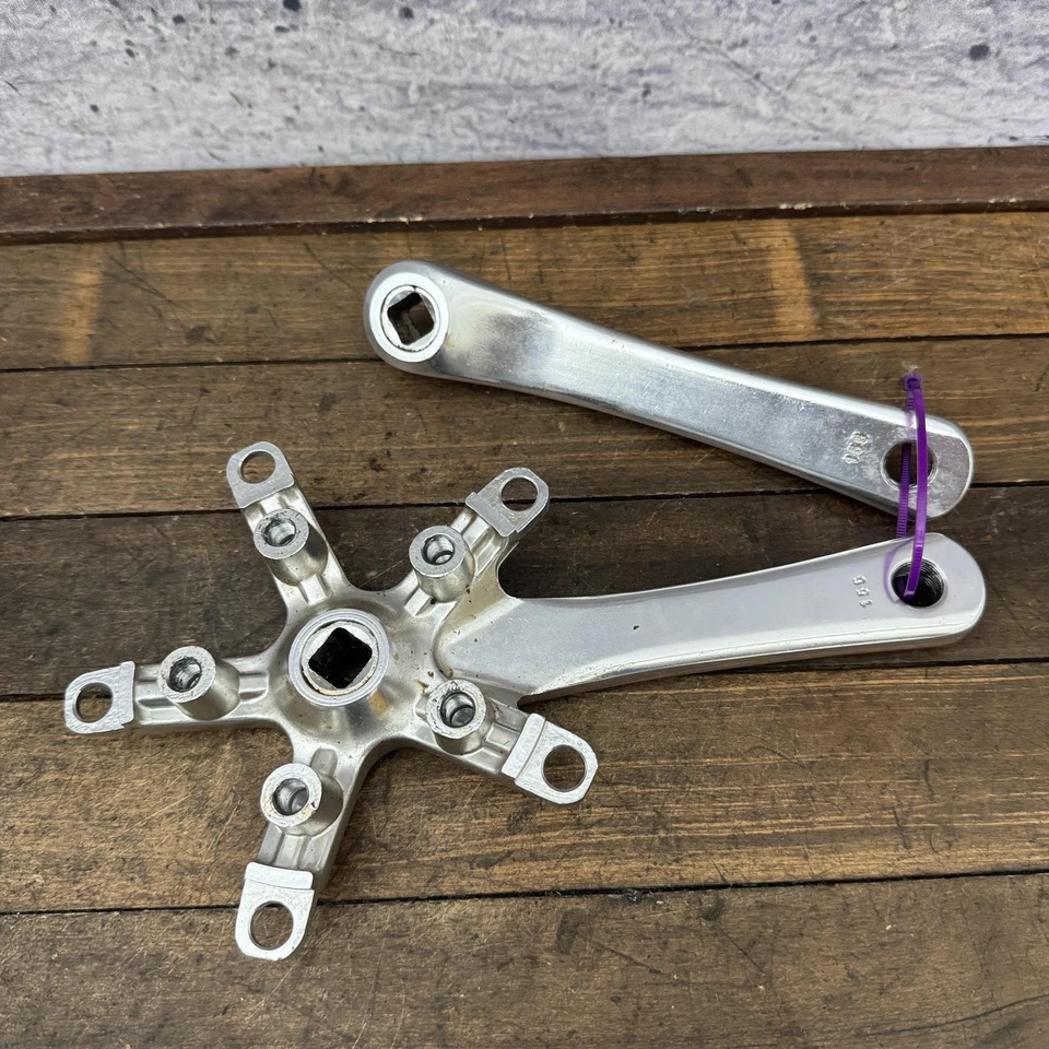 Juego de bielas Origin8 130 BCD 155 mm brazos bielas triple plata bicicleta de carretera 155 Foto 4 de 4