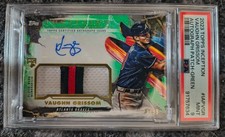 2023 Topps Inception - Autograph Patch Vaughn Grissom - Green /99 - RC - Braves