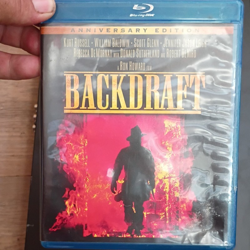 Universal Backdraft Anniversary Edition Blu-ray w/ Deleted Scenes Ron Howard R
