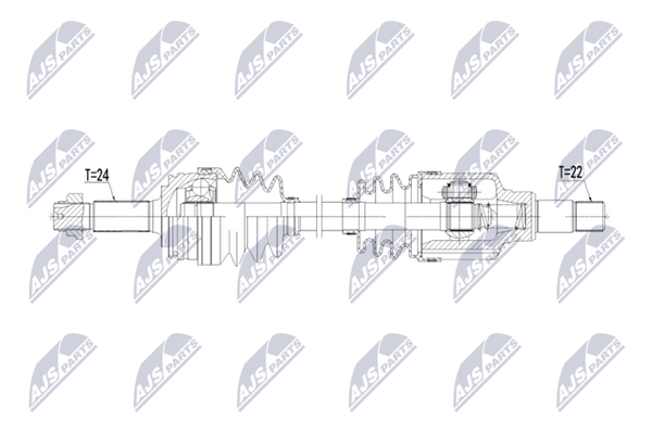 NTY NPW-TY-205 Antriebswelle Vorne Links FüR CitroËN Peugeot Toyota-image