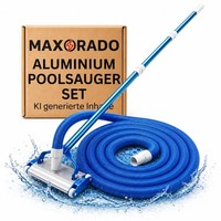 Poolsauger Profi Bodensauger Alu DüSe Mit Schlauch Teleskopstange Manuell