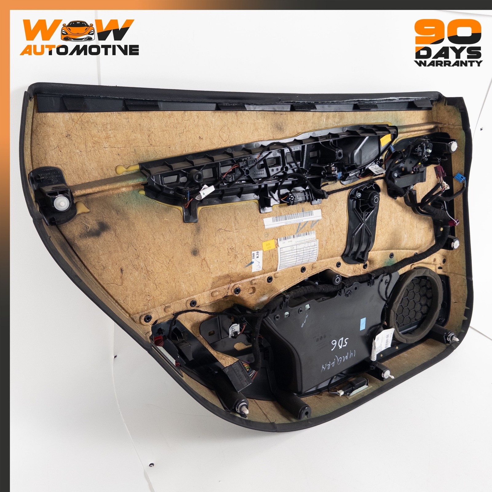 13-19 MASERATI QUATTROPORTE GTS REAR RIGHT PASSENGER SIDE DOOR PANEL BLACK OEM