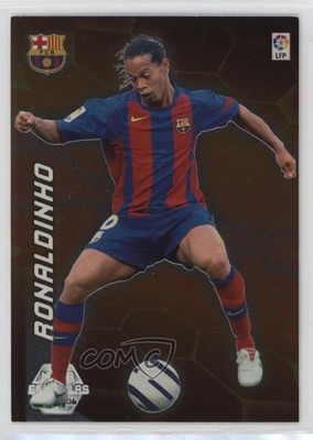 2005-06 Panini Megacracks MGK La Liga Mega Estrellas Ronaldinho #386 19ir