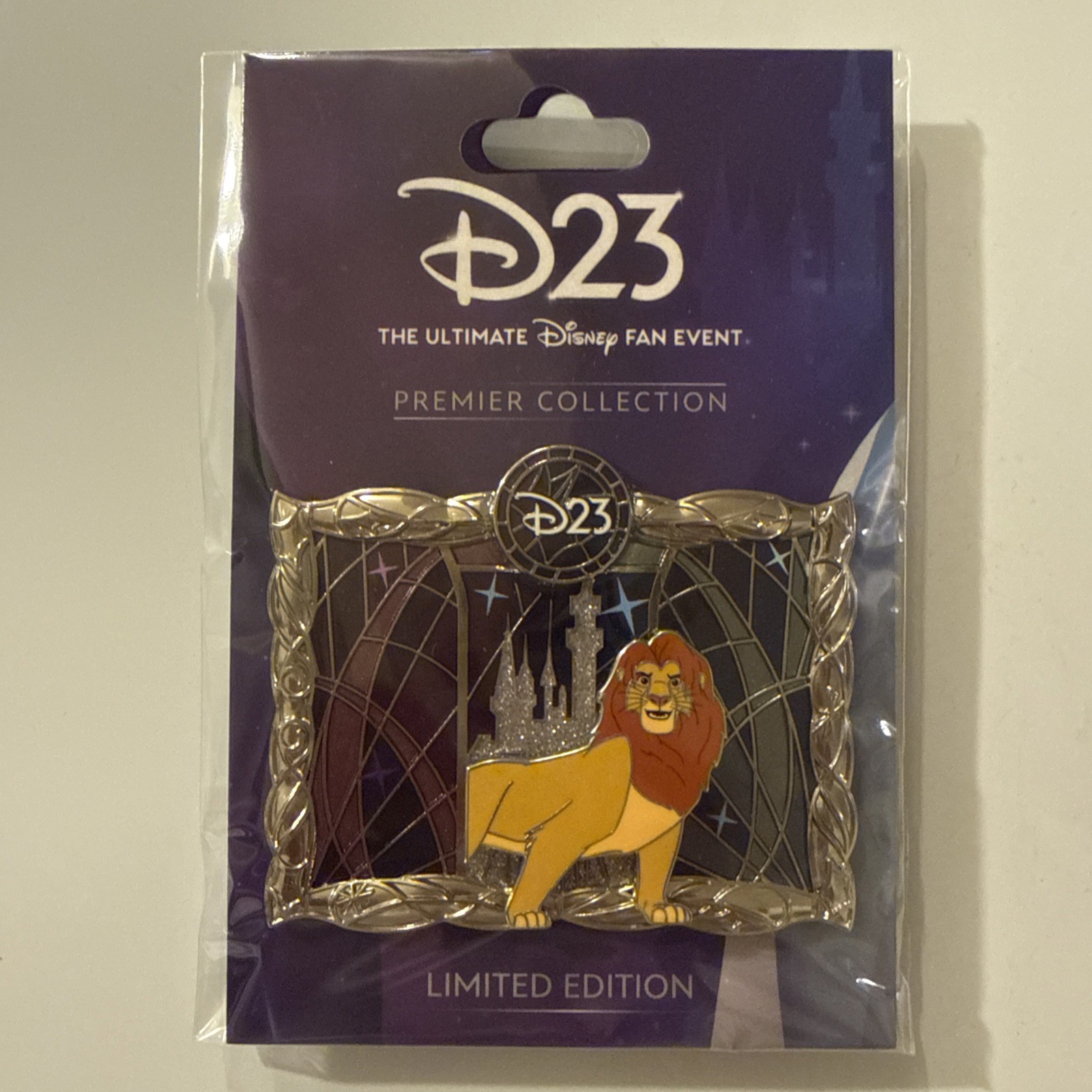 2026 D23 Ultimate Disney Fan Event Premier Collection Simba,Lion King,LE1000 Pin