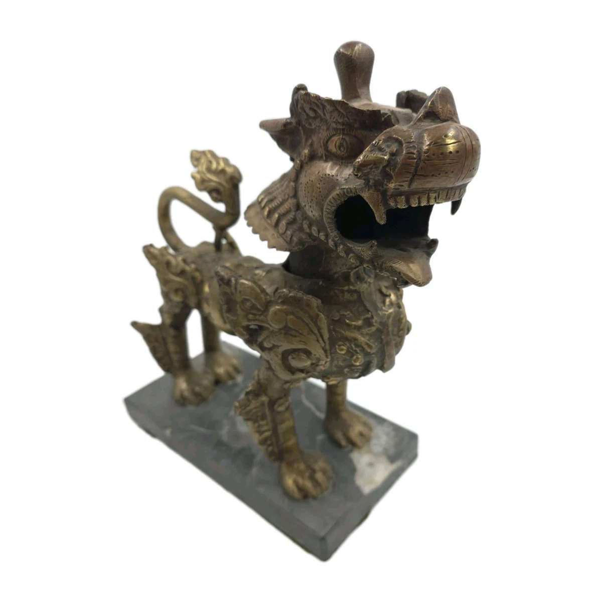 中国古董青铜狗雕像、雕像| eBay