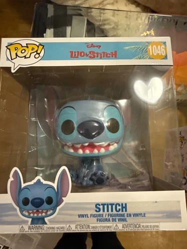 Funko Pop! Vinyl Jumbo 10 in: Disney - Stitch (Jumbo) #1046