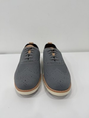 Cole Haan Zerogrand Stitchlite C24944 Gray Oxford Shoes Men 