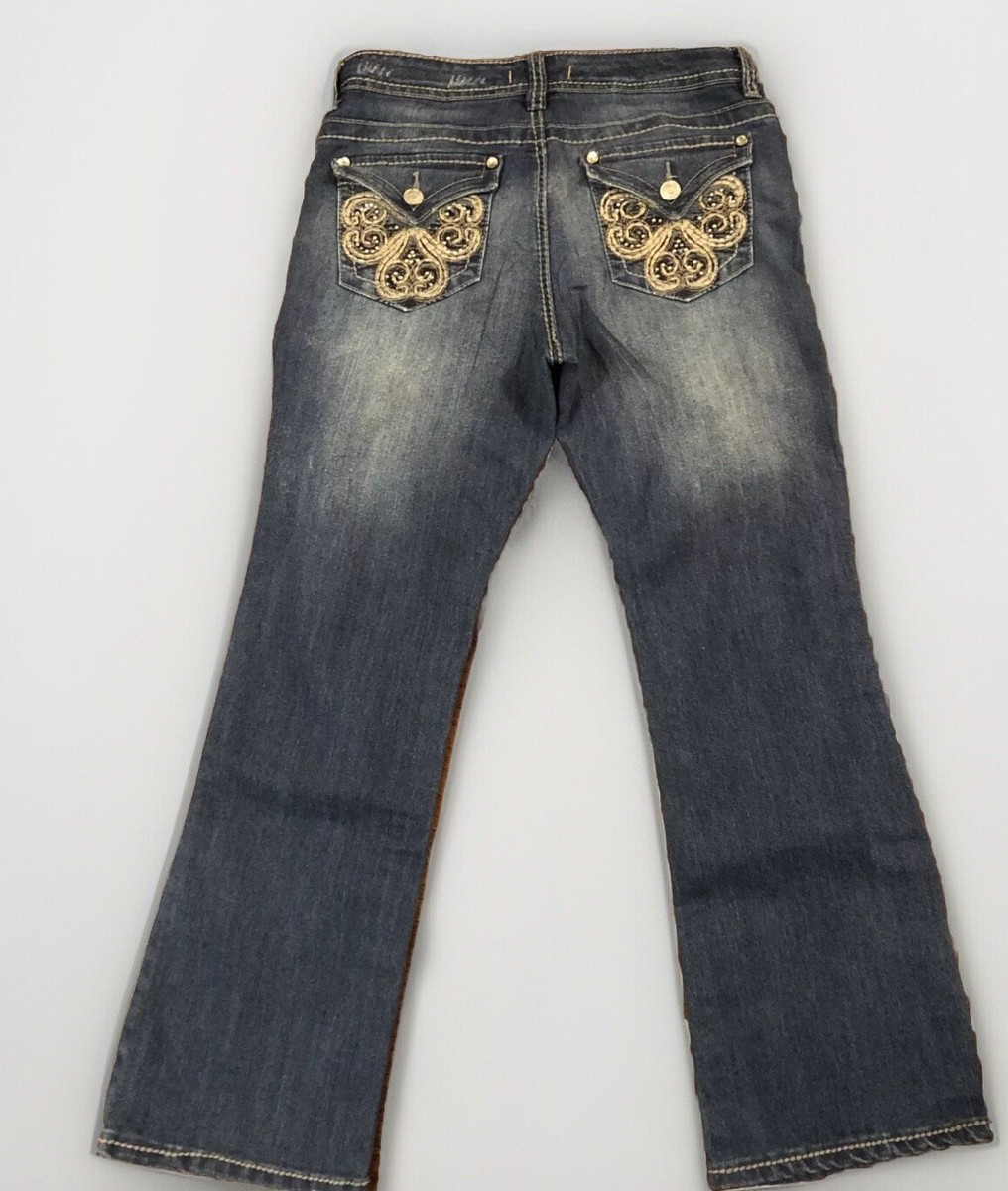 Jean Nine West Vintage American Collection Taille 8/29 Violet Slim Skinny (occasion)