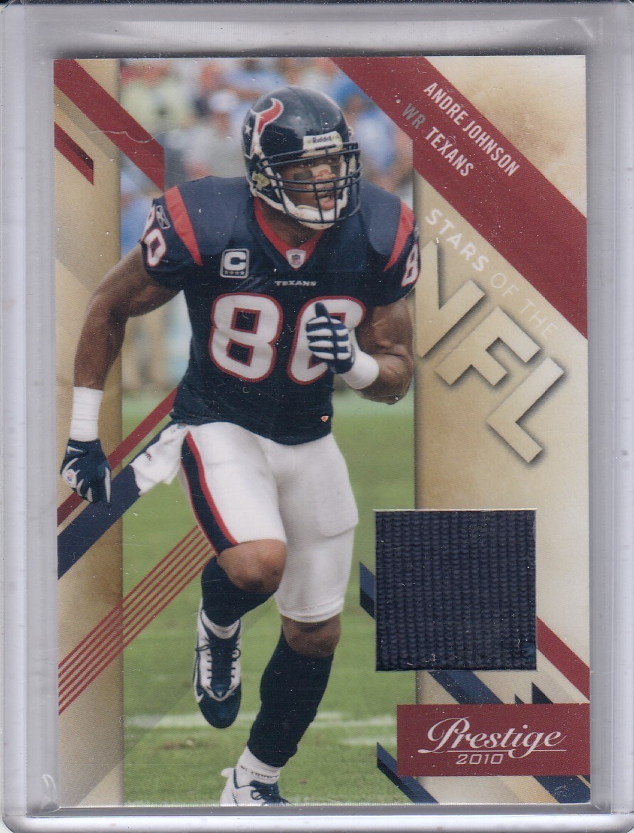 ANDRE JOHNSON 2010 Prestige Stars of the NFL Materials #3 249/250 Texans